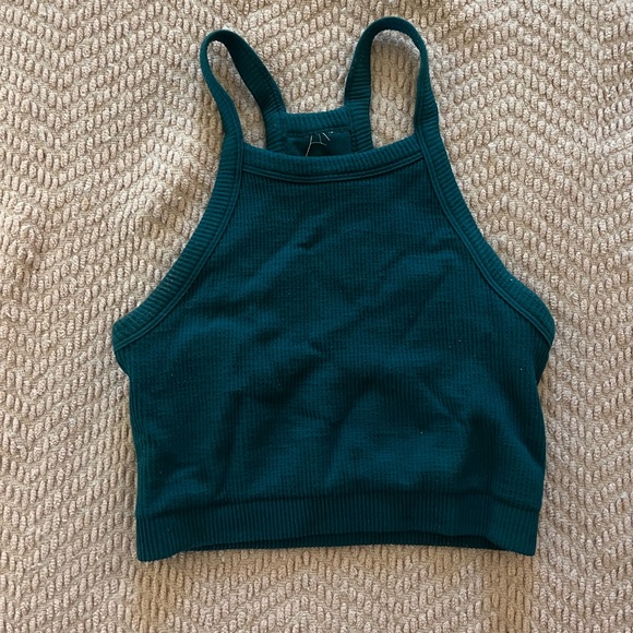 Fabletics Tops - Fabletics Ribbed Halter Crop Tank